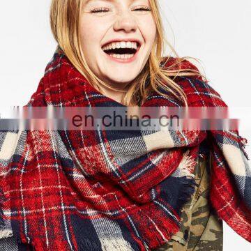 New Plaid Scarf 2016 Winter Fashion Long Warm Scarf