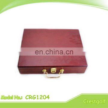 RED Wood Portable Case Golf Putter Gift Set photo-5