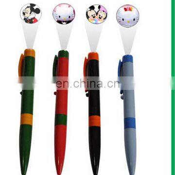 aluminum led projection logo pen,pen with projector logo(various colors and shapes optional)