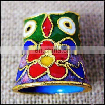 Chinese Vintage Cloisonne Enamel Tunisie Camel Thimble CTGY040-3 photo-4