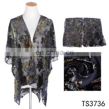 TOROS BSCI approval hot sell ladies stylish floral pashmina shawl