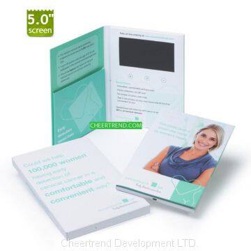 Invitation LCD Video Brochure , Mailable 3D Lcd Greeting Card Custom LCD Display photo-5