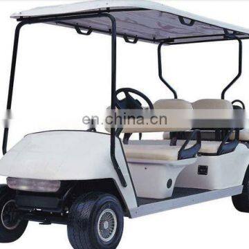 China professnal factory electric cart six seat back to back seat