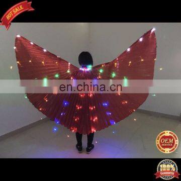BestDance Led Isis Wings Costume Rechargeable Belly Dance Club Show Isis Wing With Led Rainbow Lights OEM