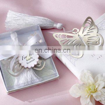 Silver Butterfly Bookmark