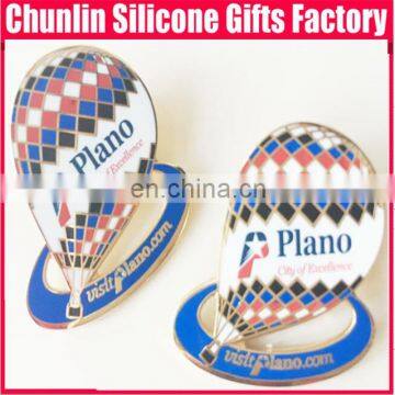 Carved Lapel Pin With Resin photo-6