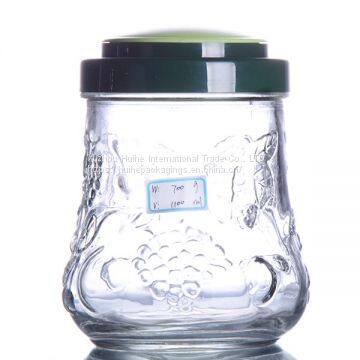 GLASS STORAGE JAR