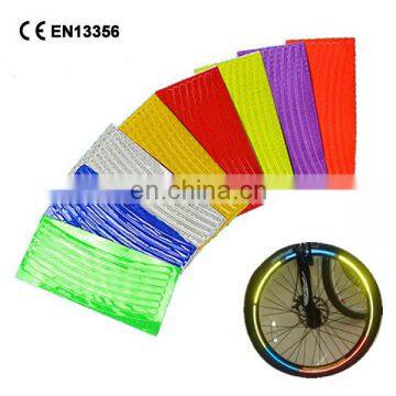 high light Fluorescent MTB Bike Bicycle Wheel Rim Stickers Reflective Decal Sticker