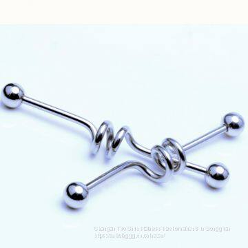 18 Year New Two Circles Ear Scraper Earrings, Foreign Trade Accessories Factory Direct Sales Wholesale Body Piercing photo-5