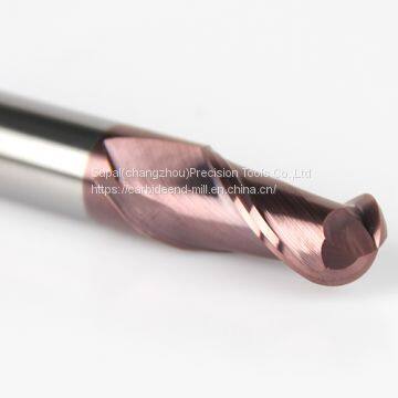 High Precision Solid Carbide Ball Nose End Mill 2 / 4 Flute 1-20mm Tapered Cutting Tools photo-2
