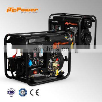 high efficiency portable air cooled welding diesel generator for sale