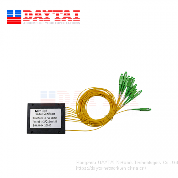 1m Length Passive FTTH Fiber Optic 1x8 PLC Splitter Box