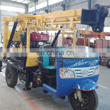 Rotary well drilling rig 150m depth trailer crawler mounted water well drilling machine