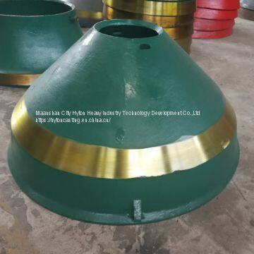 High Manganese Wear Parts Liner Plate Apply for Metso Nordberg Cone Crusher Hp400