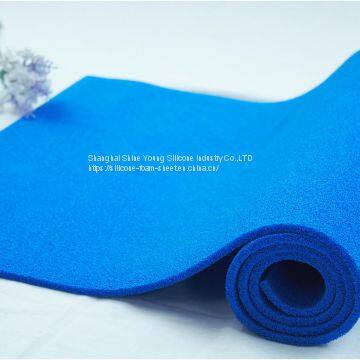 finished padding open cell silicone foam sheet for ironing table