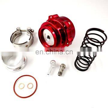 50MM BOV TURBO UNIVERSAL BILLET ALUMINUM BLOW OFF VALVE SPRING+FLANGE RED NEW ST