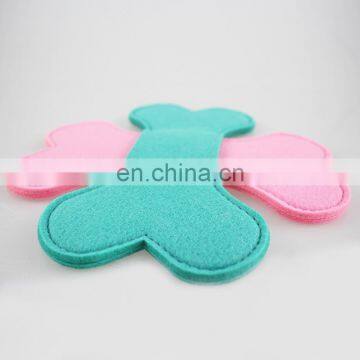 Dog Flying Disc Toy Nature Felt Soft Pet Flying Toys Interactive Playtoy Bite Toy photo-4