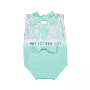 New Design Summer Kids Outfit Dainty Rompers Baby Girl Lace Romper Dainty Romper Newborn Knit Romper Baby Lace Props photo-4