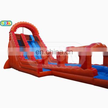 Commercial cheap clearance 20m inflatable water slide for sale