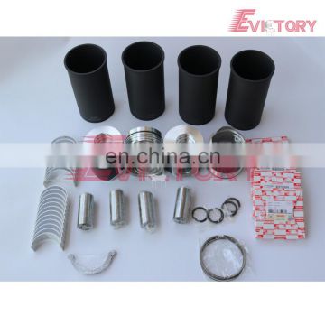 For Isuzu 4HE1 4HE1T 4HE1-TC Piston + ring cylinder liner full engine gasket bearing kit