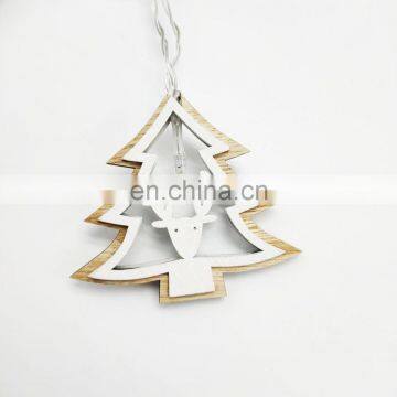 Wooden Tree Christmas Led String Light Xmas Outdoor Indoor Decoration photo-4