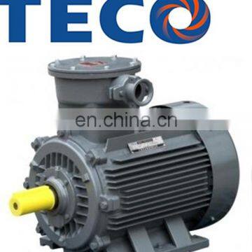 TECO brand 0.75kW three phase explosion proof low voltage electric motor