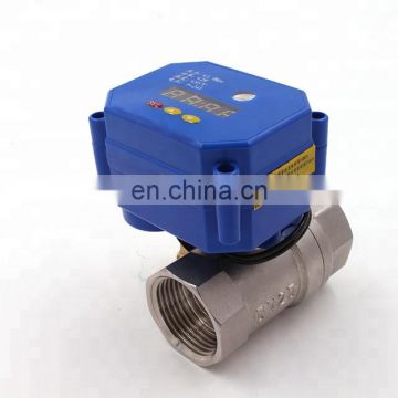 electrical motorized ball valve 9-24V DC with timing control smart wifi valve