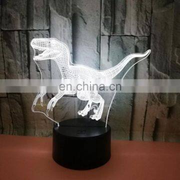 New Dinosaur 3d Lamp With Touch Led Visual Table Moderne Desk Lamp Gift Decoration Atmosphere 3d Small Table Lamps