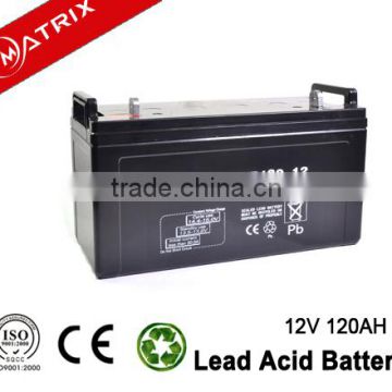 VRLA lead acid battery 12v 120ah