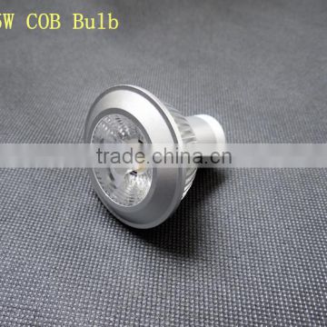 High Power 220V 5W COB GU10 LED Spot Bulb, GU10 bulb, CE&ROHS