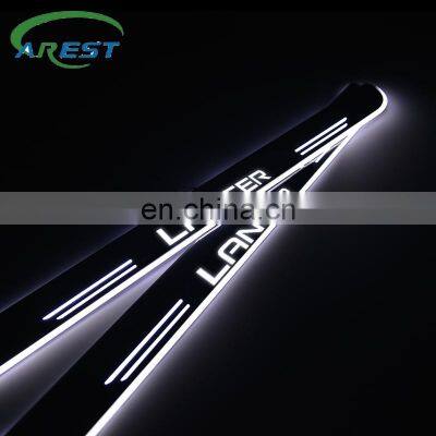 Carest LED Door Sill Streamed For MITSUBISHI LANCER V CBA DA EA Scuff Plate Acrylic Door Sill Car Exterior Stickers Accessories