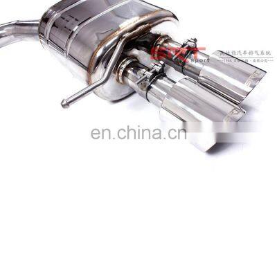High Quality 304 Stainless Steel Auto Exhaust System Muffler for Audi q5 Cat Back With Valve Control and Downpipe photo-4