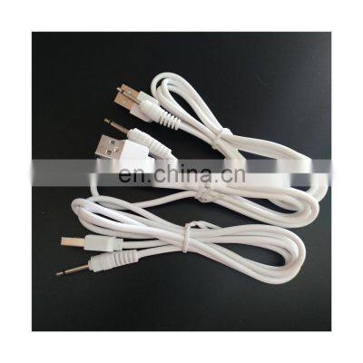 1M 2 5 Usb Usb2 5 Mono Audio Video Cables Line Usb 2 0 To Dc 5Mm Elbow 2A Charging Line Jack Plug Aux Dc2 5Mm Audio &Amp Video