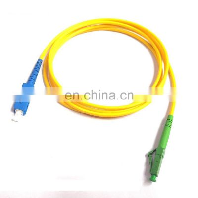 SC UPC LC APC Simplex SM G652D Optical Fiber Patch cord Fiber Jumper white fiber optic patch cord lc apc - sc upc