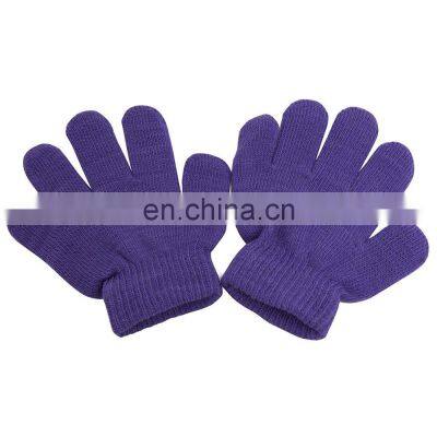 Winter Warm Cartoon Kids Knitted Gloves photo-3