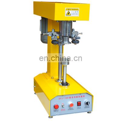 Electric semi automatic  can sealing machine, beer can seamer machine PET/glass/aluminum