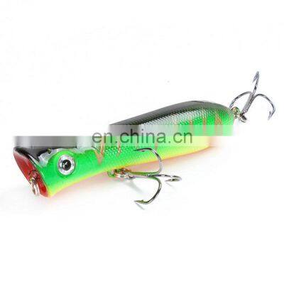 10 Colors 8cm 11.4g Fishing Bait Saltwater Topwater Trout Bass Salmon Popper Bait photo-3