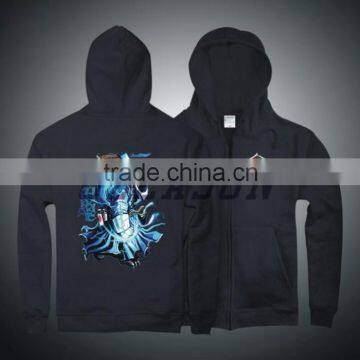 Hot Sale OEM Design Black Gym Short Sleeve Hoodie for Team photo-5