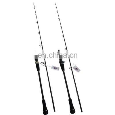 Weihai factory price 2 Sections Carbon fiber Fishing Rods Slow Jigging Rods for  saltwater   with Fuji reel seat