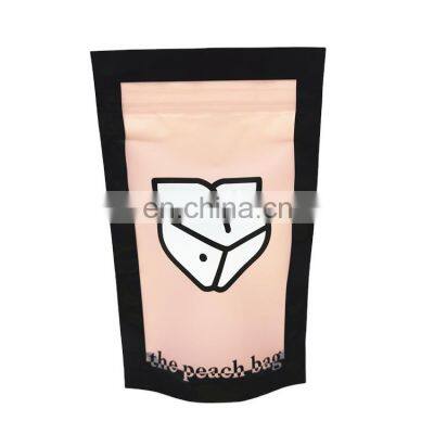 Resealable stand up pouch custom printed bath salt packaging