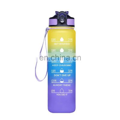 Popular BPA Free 400ml custom powder gym protein customized cheap colorful sublimation plastic squeeze bottle