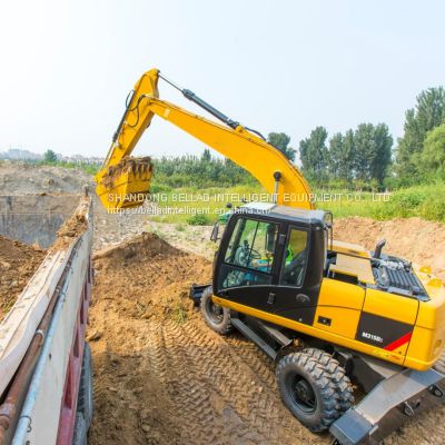 NEW HOT SELLING 2022 NEW FOR SALE excavator factory price wheeled excavator  construction excavator