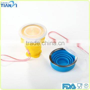 Eco Friendly Silicone Collapsible Foldable Flexible Cup