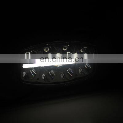 Lantsun 6459 64w Jumbo Light OVAL Straight Neon Position Light LED Drive Work Light Cars Aluminum 6500k 6500LM IP68 photo-5