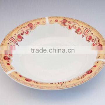 9.25" omega ceramic soup plate sold well in the world