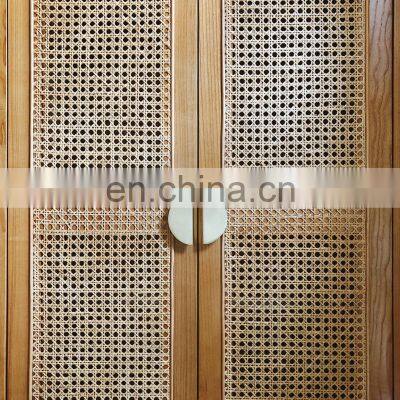 Dark Color High Quality Natural Rattan Open Hexagon Cane Webbing Roll for Making Chair and Furniture Serena +84989638256 photo-4