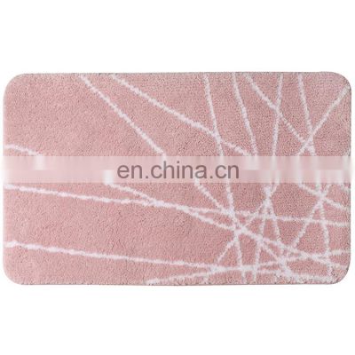 Personality design non slip bath mat home use custom design microfiber funny bath mat