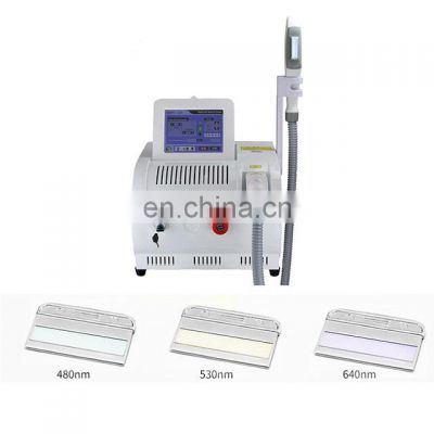 Portable opt shr hair removal machine/elight ipl skin rejuvenation beauty equipment