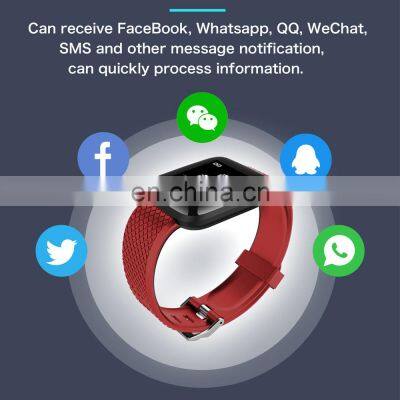 1.3 Inch Color Screen Smart Watch 116 Plus Sport Smart Bracelet Fitness Watch Tracker Heart Rate And Blood Pressure photo-3