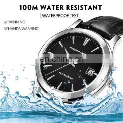 Pagani Design 5080 Simple Stylish Men Automatic Watches 10 ATM Waterproof Stainless Steel Case Analog Mechanical Man Watch